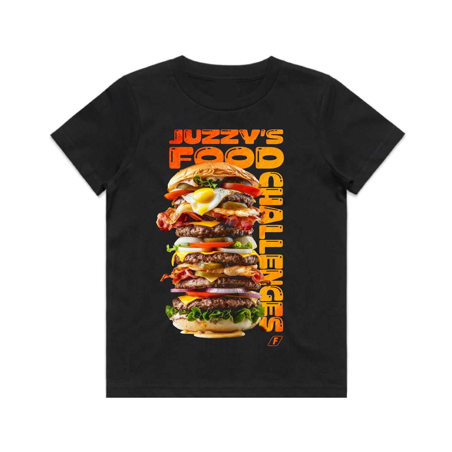 Juzzy's food Challenges Tee (PREORDER) (UNISEX + KIDS)