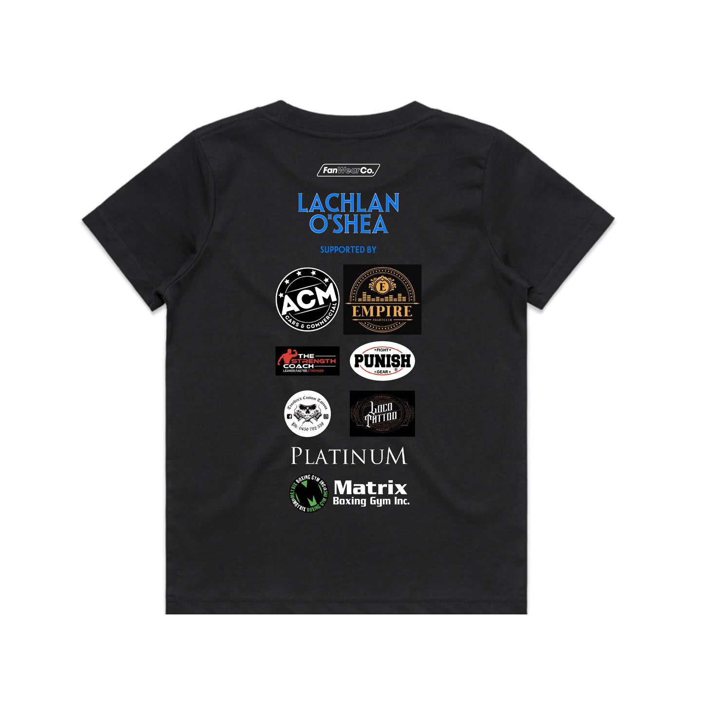 Lachlan O'Shea Supporter Tee (PREORDER) (UNISEX+KIDS)